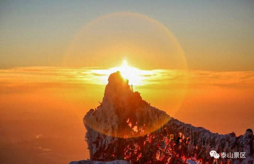 王立山：泰山冬韵 壮美奇观（组图）